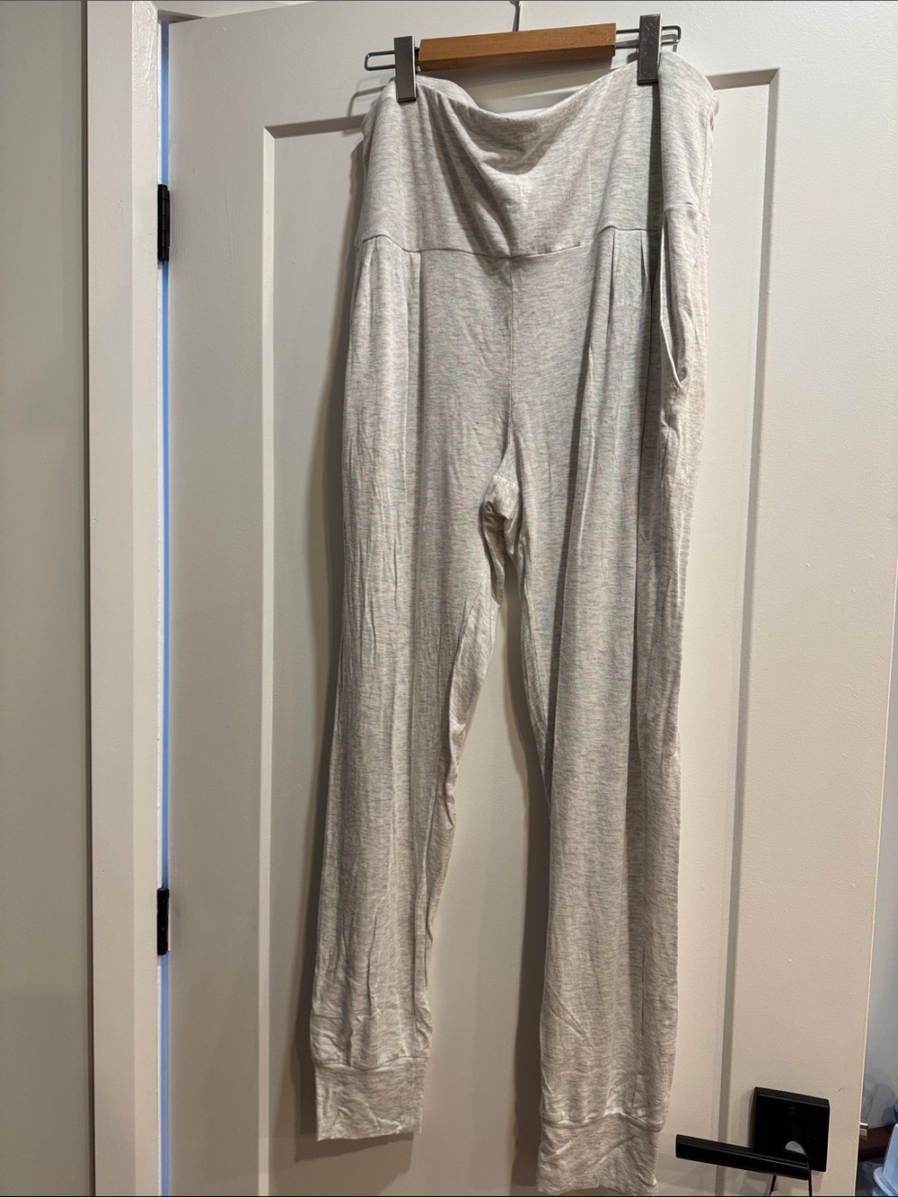 Light Gray Maternity Lounge Pants 96% Modal